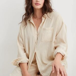 Aerie pool to party cover up shirt